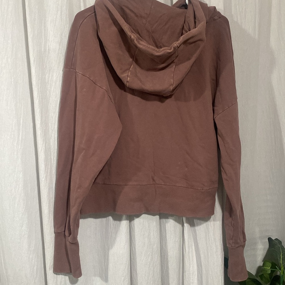 Mauve Crop Hoodie - Picture 4 of 4